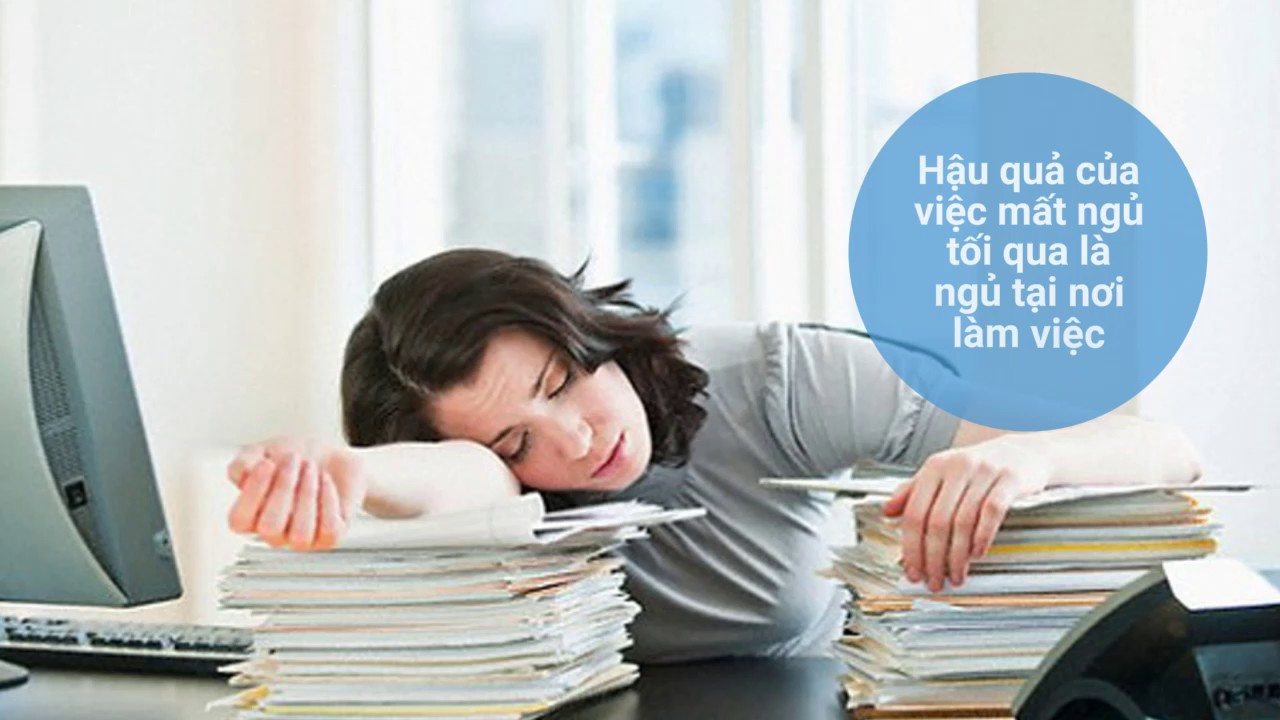 Giảm tập trung, giảm hiệu suất làm việc là hậu quả của mất ngủ