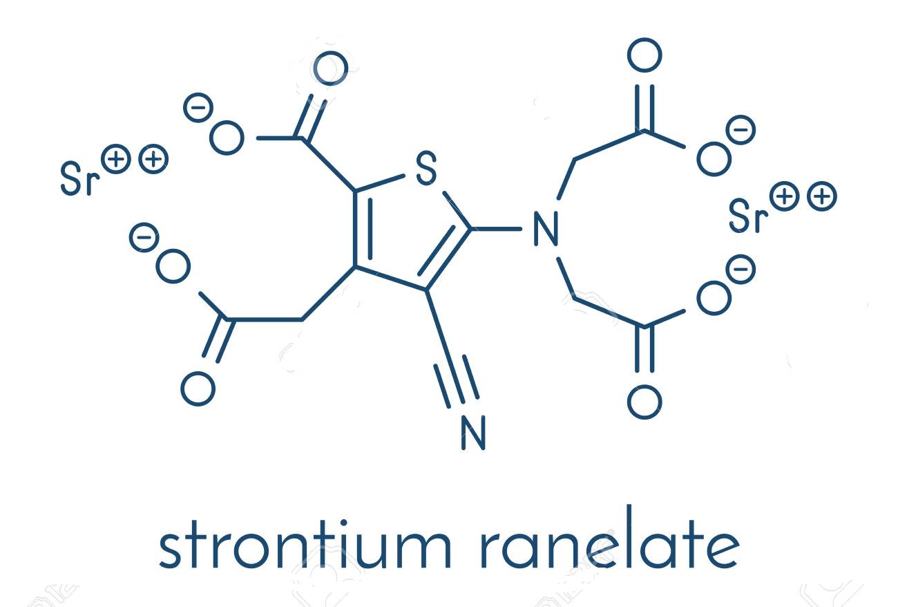 Strontium ranelate là một trong các thuốc kích hoạt tạo xương
