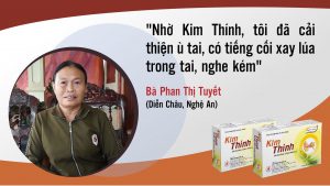 Sau nhiều năm bị ù tai, điếc tai, bà Tuyết đã cải thiện nhờ dùng Kim Thính