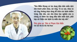 Chuyên gia đánh giá về hiệu quả của Kim Miễn Khang với bệnh vảy nến