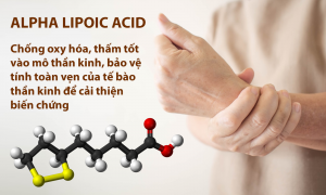 Alpha lipoic acid giúp phòng ngừa và cải thiện biến chứng thần kinh tiểu đường