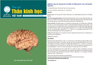 Kết quả nghiên cứu của cốm Egaruta trên web Hội thần kinh học Việt Nam