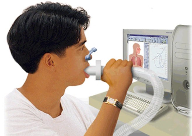 Đo thông khí phổi giúp chẩn đoán xác định hen phế quản
